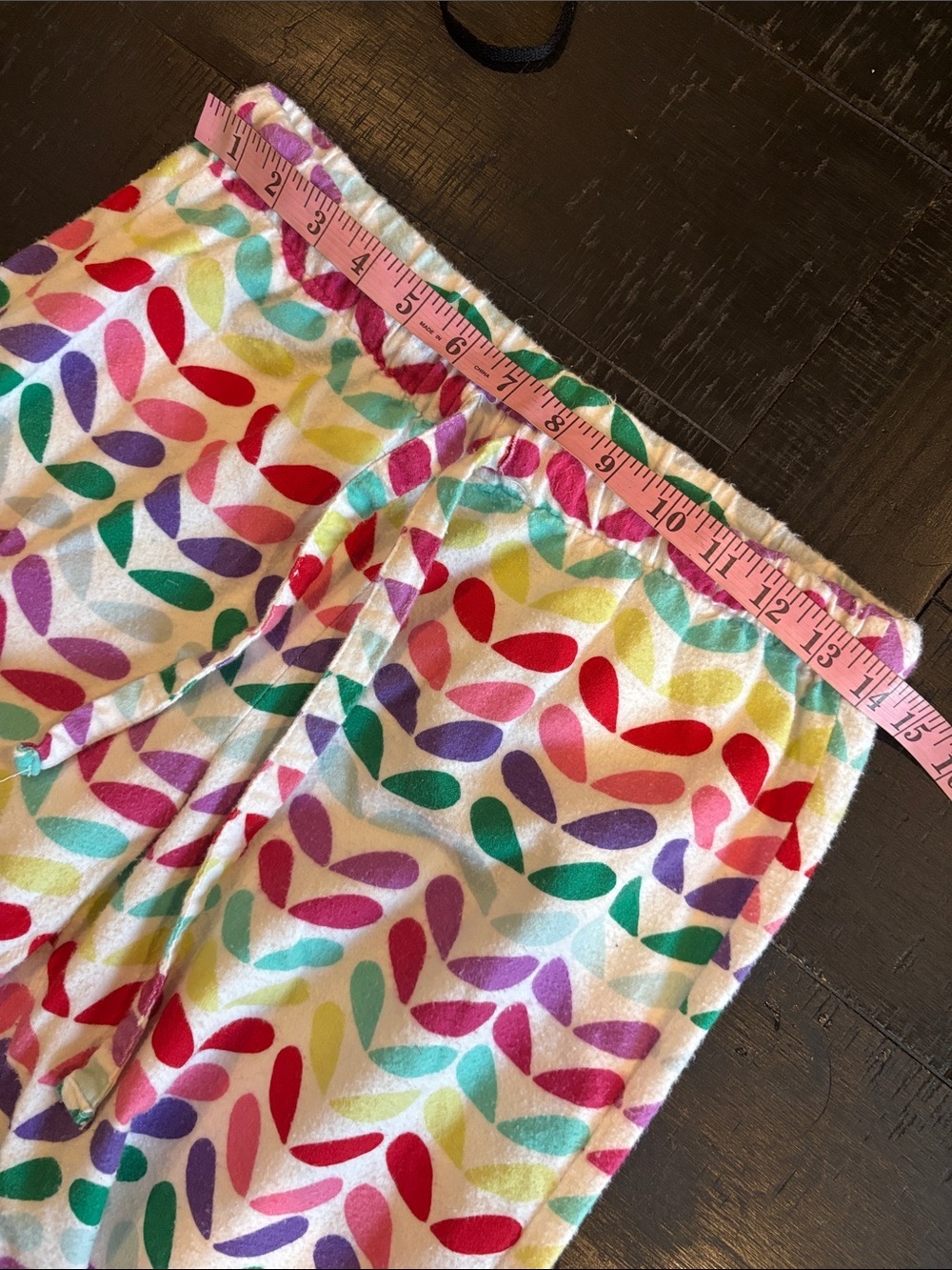 Pottery Barn Teen Colorful Patterned Button-Up Top & Pants Pajama Set Small - Picture 8 of 8
